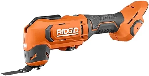 Ridgid 18V Cordless Oscillating Multi-Tool - 20,000 OPM, Orange