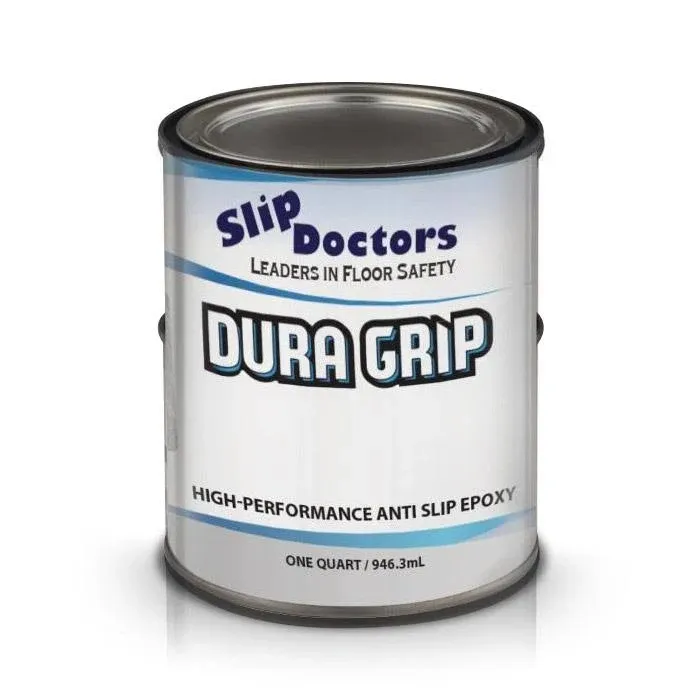 Dura Grip - High Performance Non-Slip Epoxy Paint, Size: Quart, Black