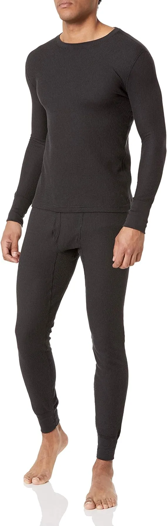 Fruit of the Loom Men's Recycled Waffle Thermal Underwear Set (Top and Bottom)