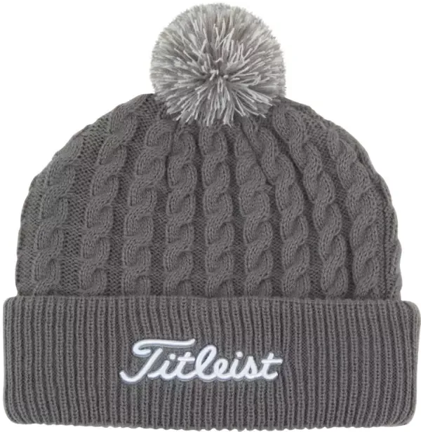 Titleist Men's Cable Knit Pom Pom Golf Hat