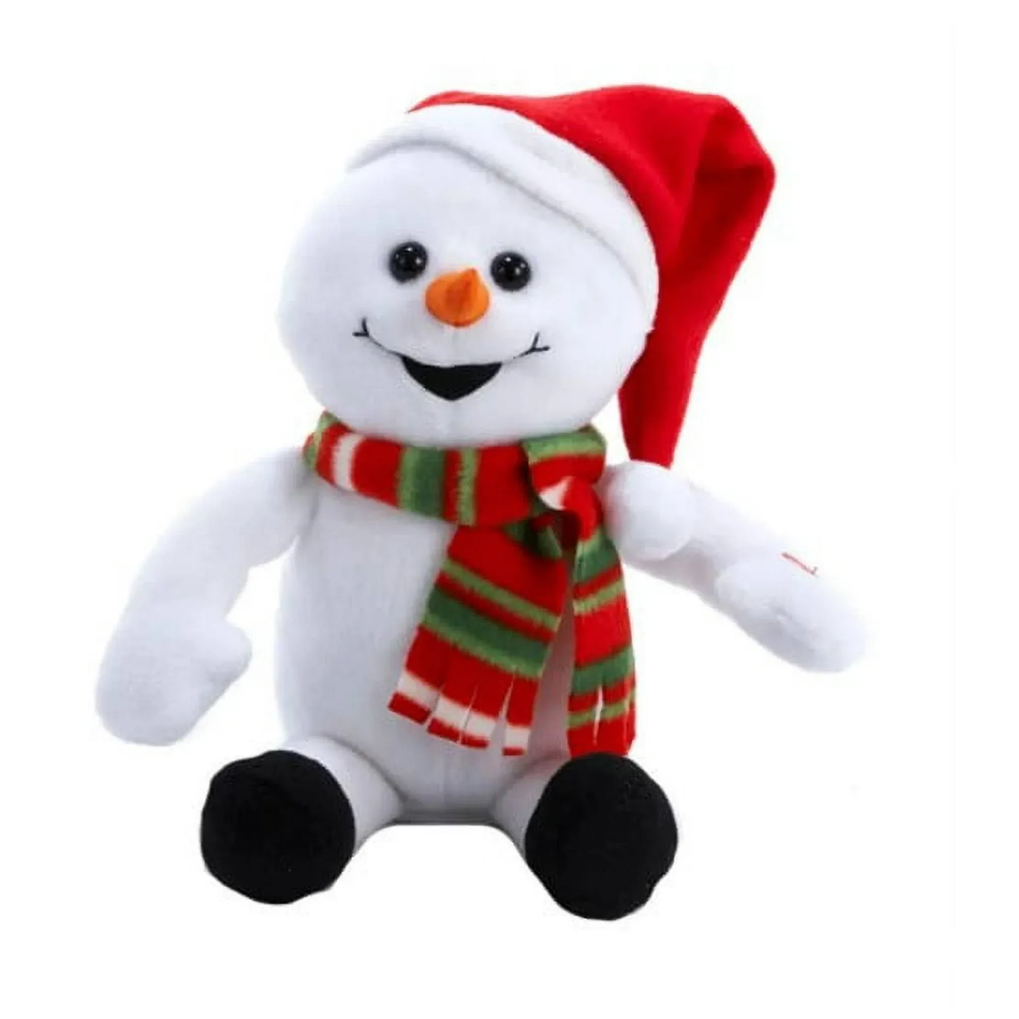 Kurt Adler 10-Inch Laughing Snowman with Farting Sound