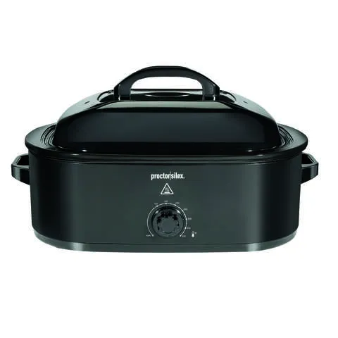 Proctor Silex Black Aluminized Steel 18 qt Roaster Oven