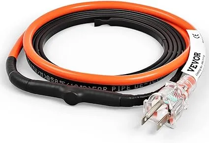 VEVOR 6 ft. Self-Regulating Pipe Heating Cable