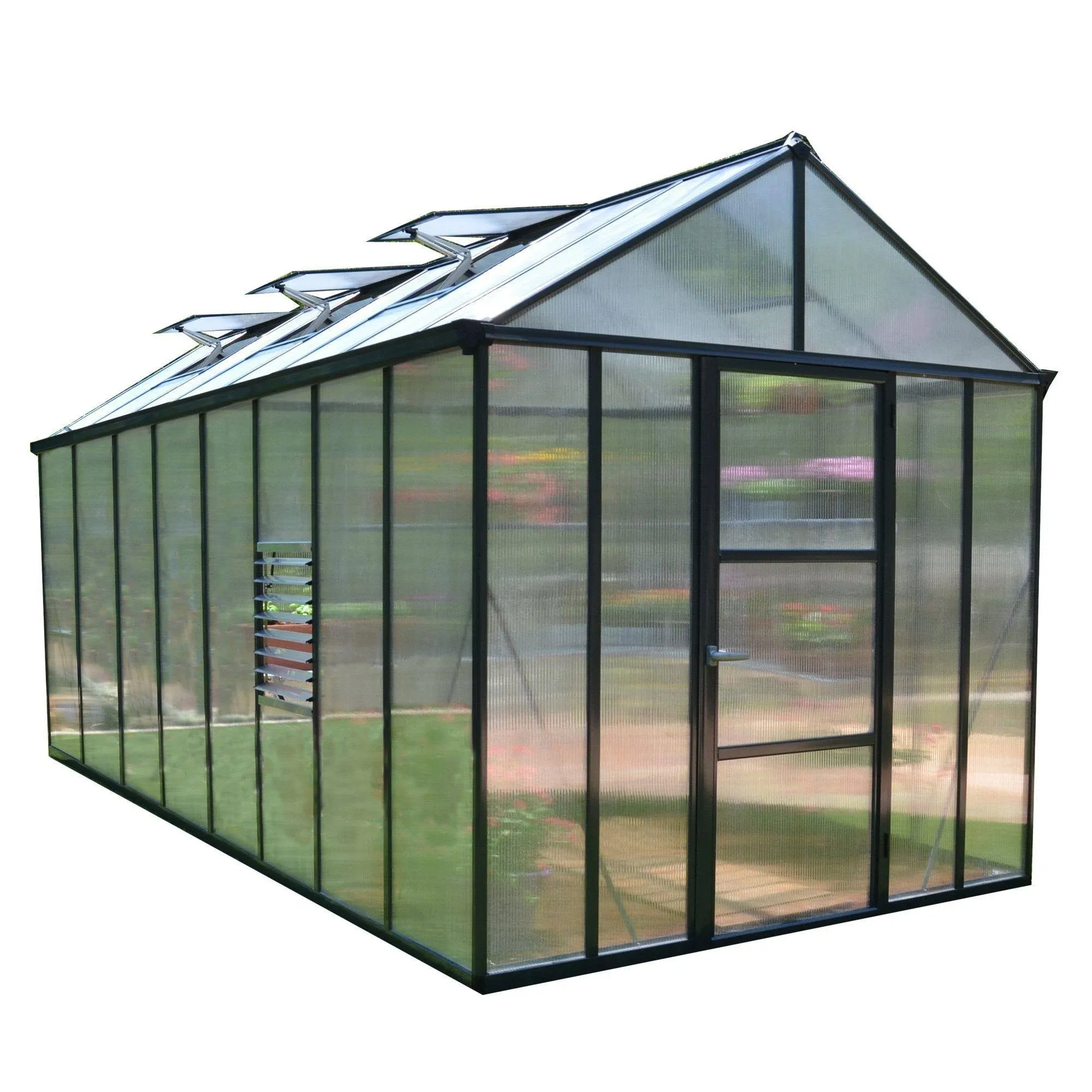 Palram Glory 8 ft. W x 16 ft. D Greenhouse