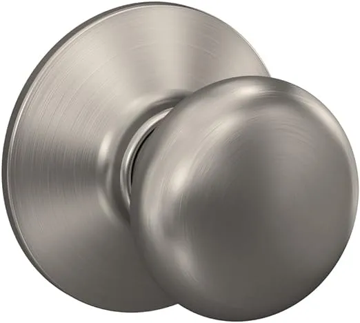 Schlage Plymouth Knob Passage - Satin Chrome