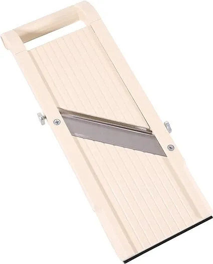 Benriner Super Slicer, with 4 Japanese Stainless Steel Blades, Beige