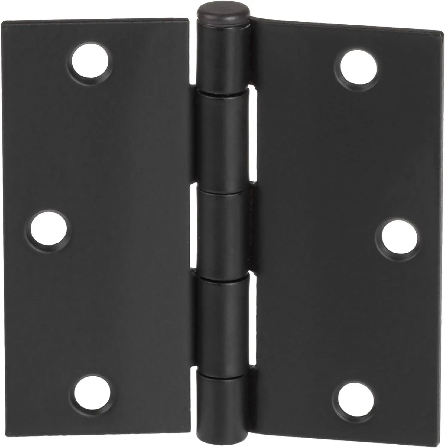 18 Pack Black Door Hinges For Doors 3.5 X 3.5 Inch Interior Door Hinges Matte Bl