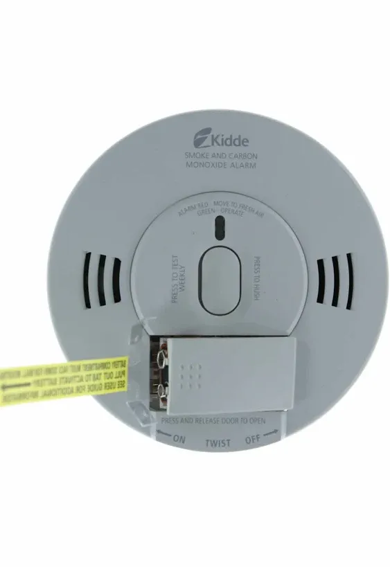 Kidde Smoke & Carbon Monoxide Detector, Hardwired Interconnect, Combination Smoke & CO Alarm with Battery Backup, Voice Alerts, Contractor 6 Pack