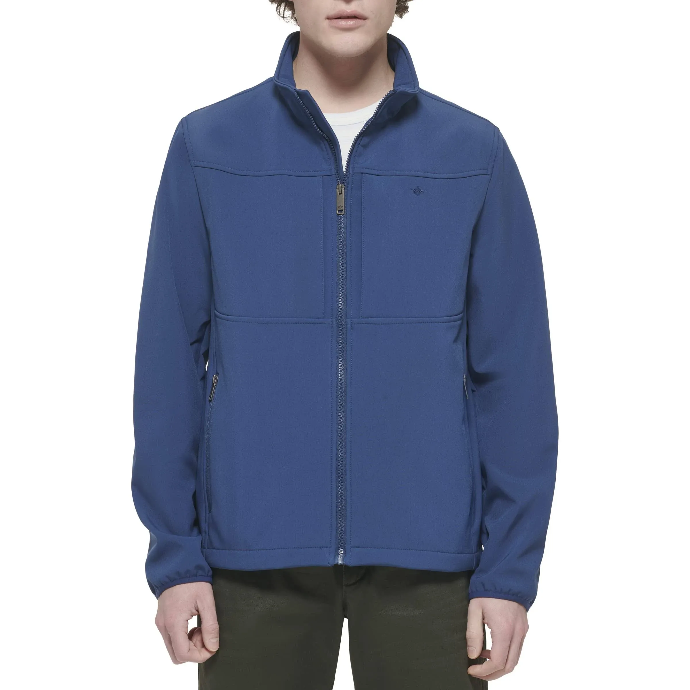 Dockers Men&#039;s Clean Zip-up Softshell Jacket