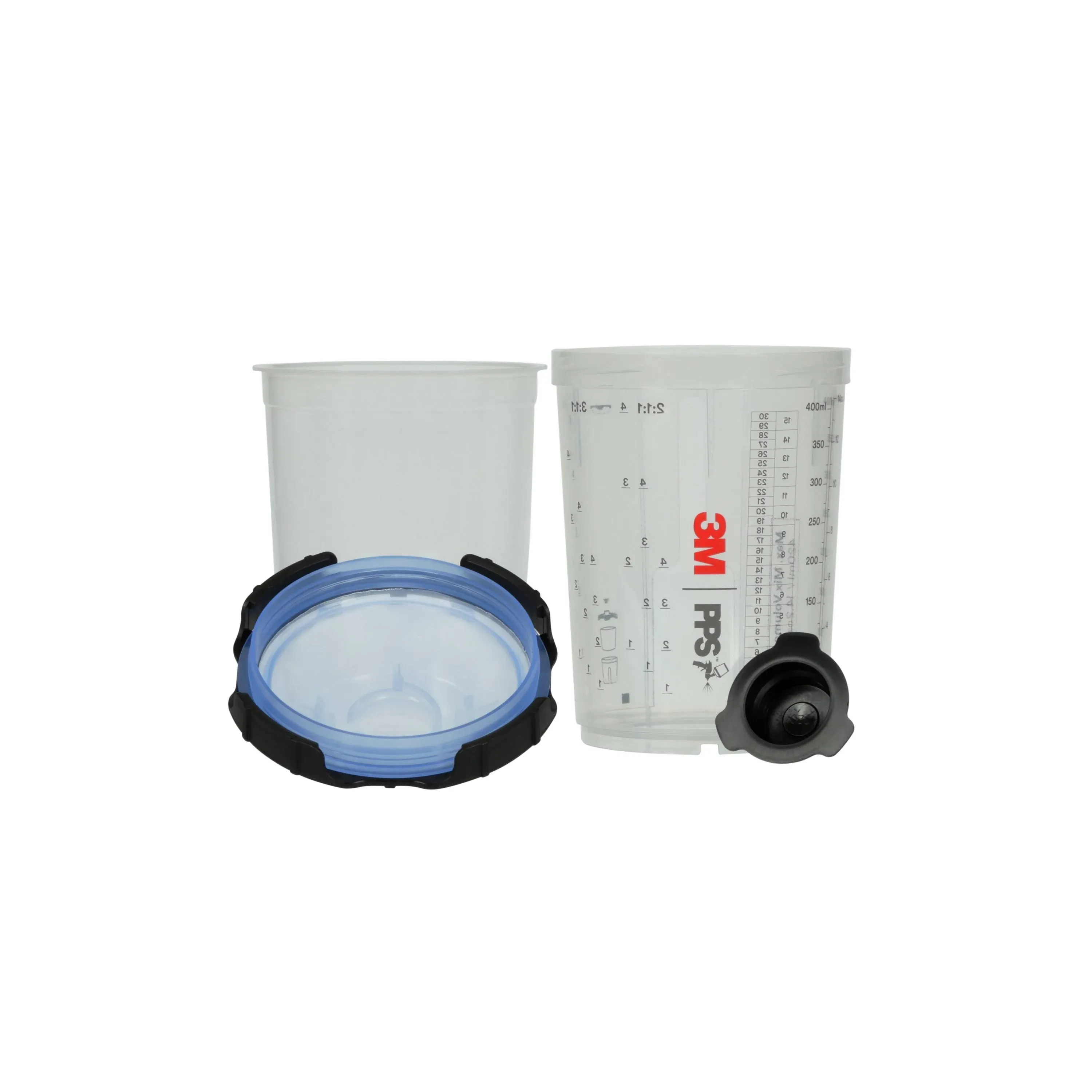 3M - 26312 - PPS Series 2.0 Spray Cup System Kit, Midi (13.5 fl oz, 400 ml), 125 Micron Filter