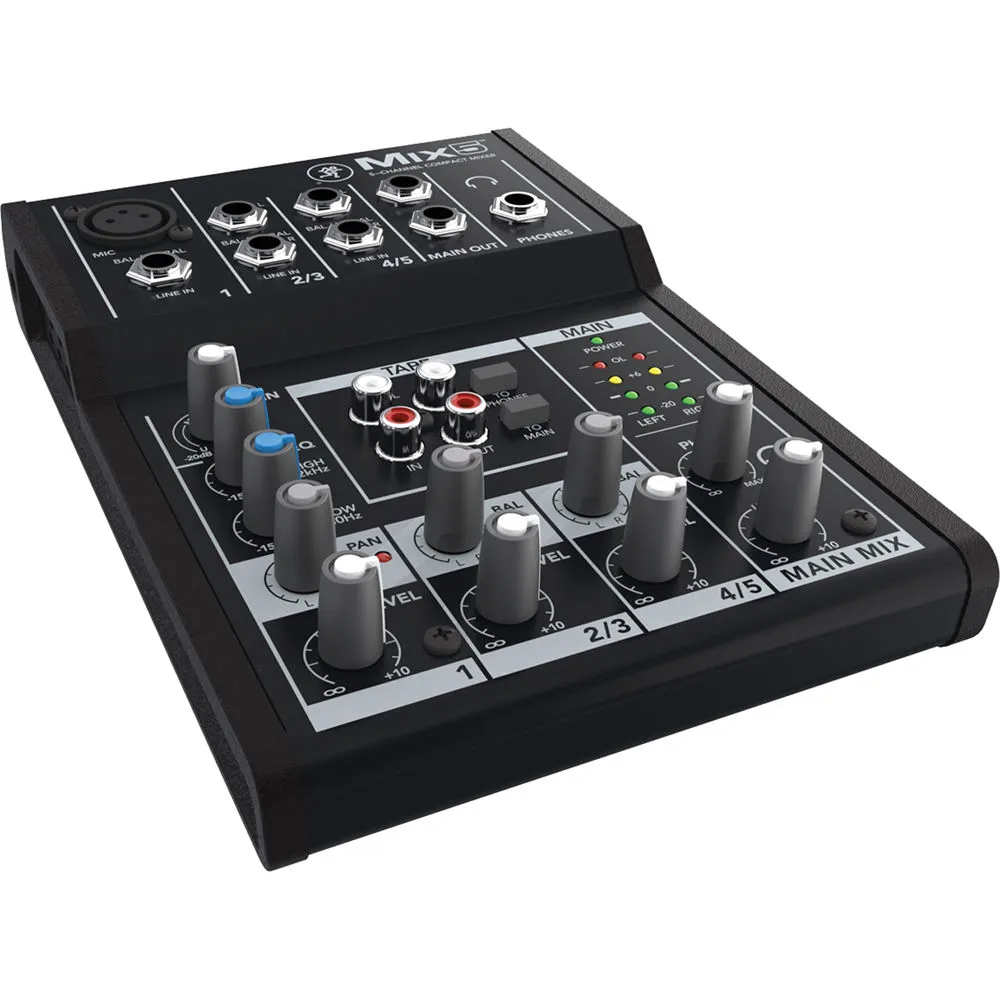 Mackie 5-Channel Compact Mixer Mix5