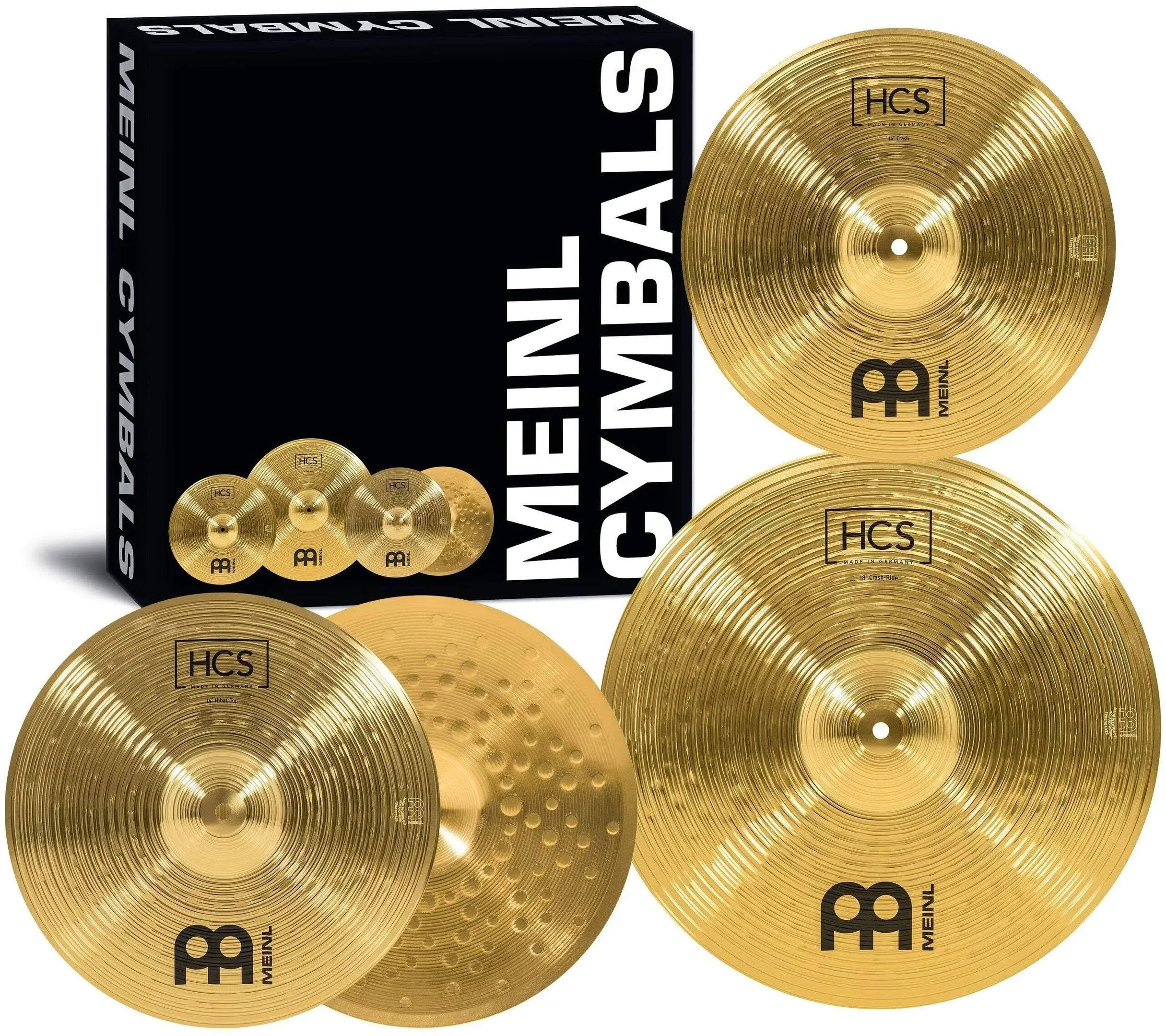 Meinl HCS Basic Cymbal Set 14/18 w/FREE 14"