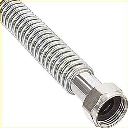 3/4&#034;FIP X 24&#034; 1Pc Water Heater Supply Connector Hose Lines Corrugated Stainless