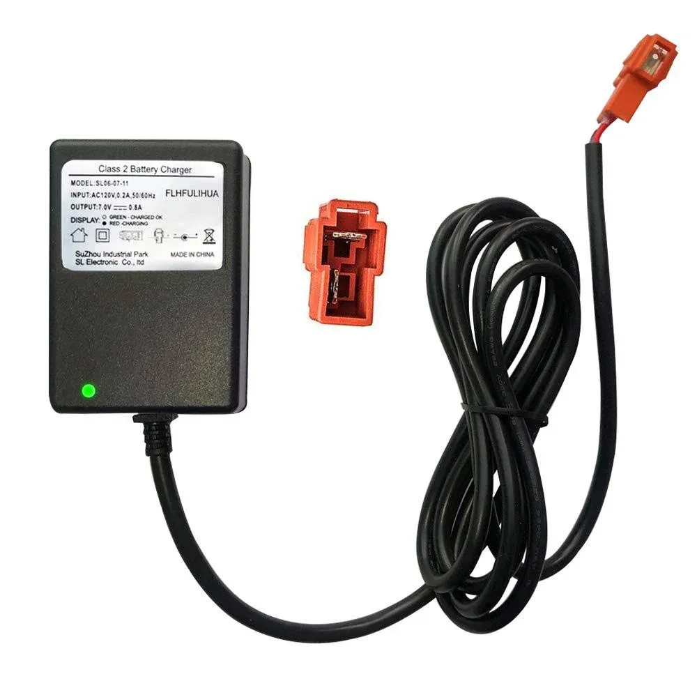 7 Volt 0.8A SL06-07-11 Ride ON Toy AC Wall Battery Charger Power Adapter