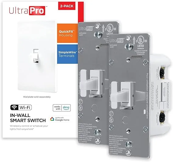 UltraPro WiFi In-Wall Smart Toggle Switch