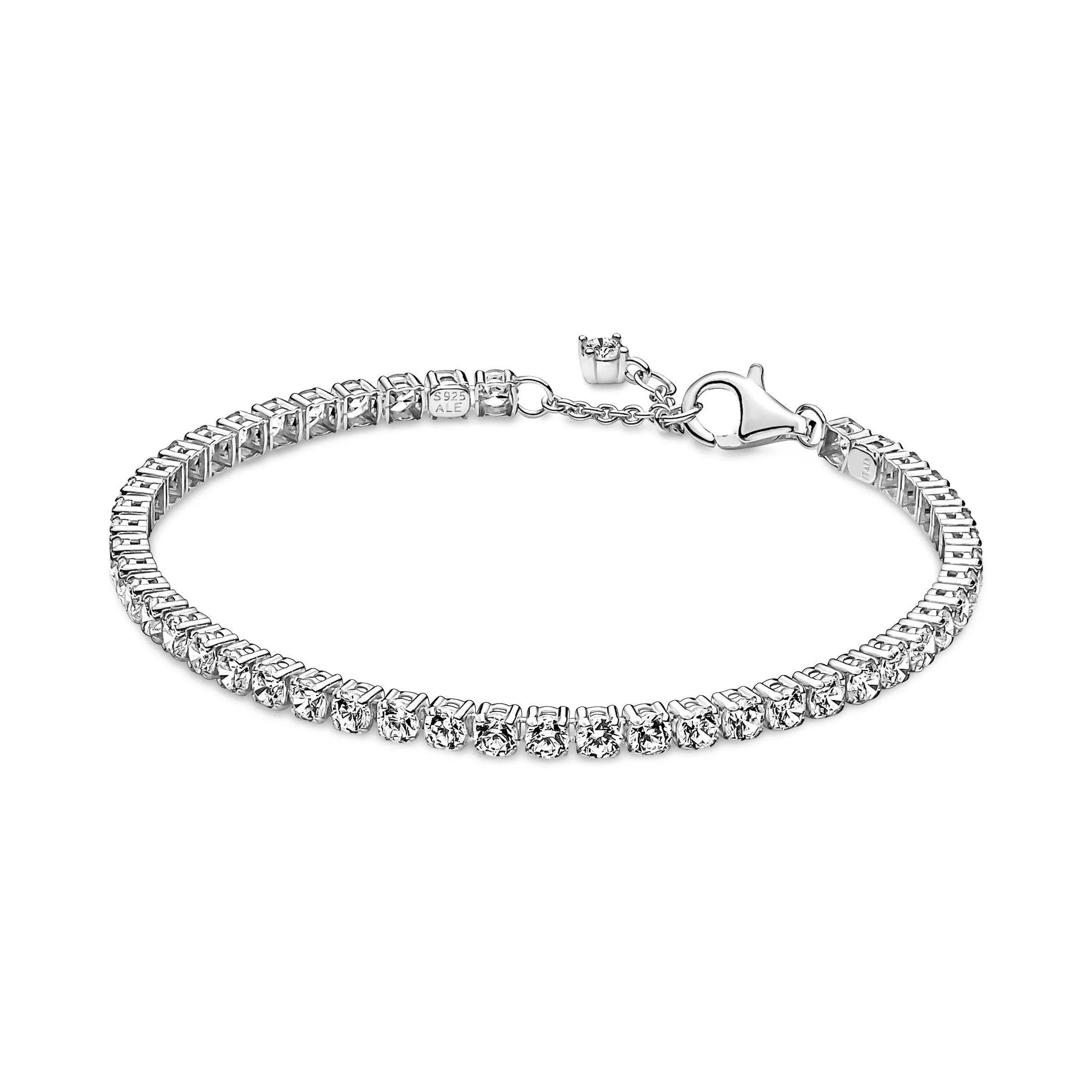 Armband - Funkelndes Tennisarmband - Pandora Silber