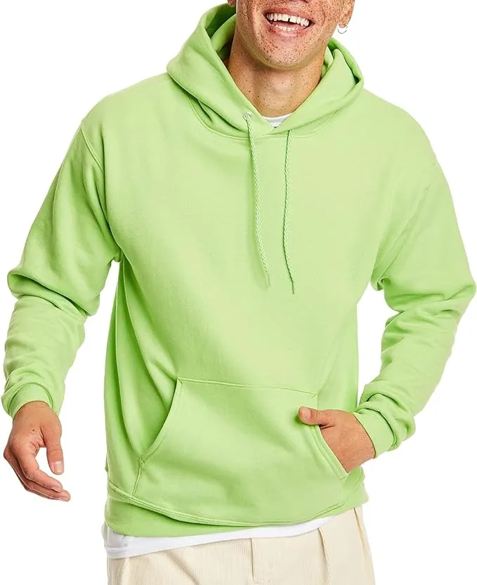 Hanes Men's Pullover Ecosmart Fleece Hooded Sweatshirt 1