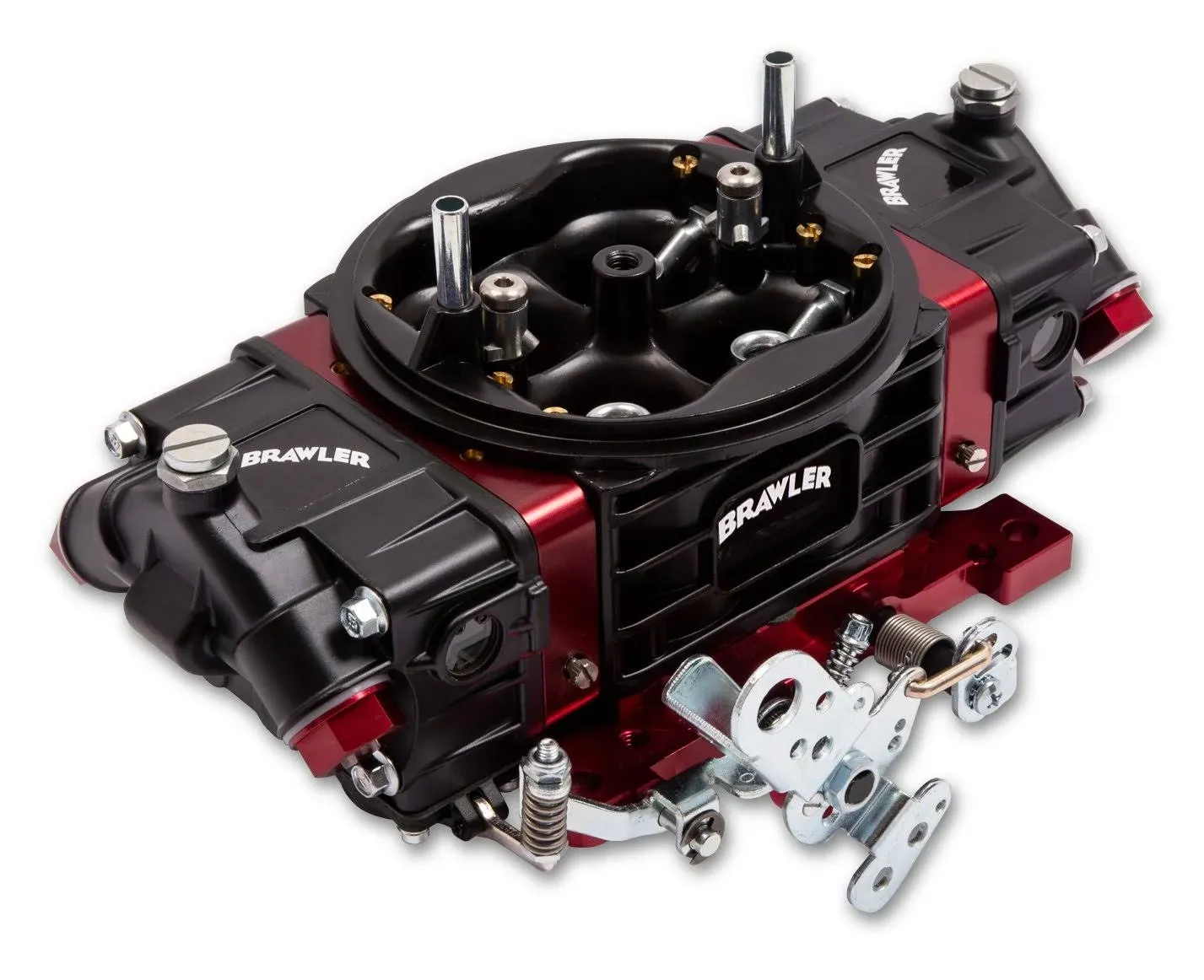 NEW HOLLEY QUICK FUEL 750 CFM BRAWLER RACE CARBURETOR,RED BILLET,BLACK, MECHANICAL SECONDARIES,COMPATIBLE WITH 4150 MODELS