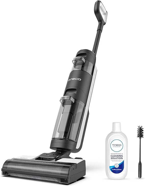 Tineco Floor One S3 Breeze Cordless Hardwood Floors Cleaner, Lightweight Wet Dry Vacuum Cleaners for Multi-Surface Cleaning with Smart Control System