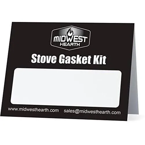 Midwest Hearth Wood Stove Replacement Gasket Kit for Woodburning Stoves ...