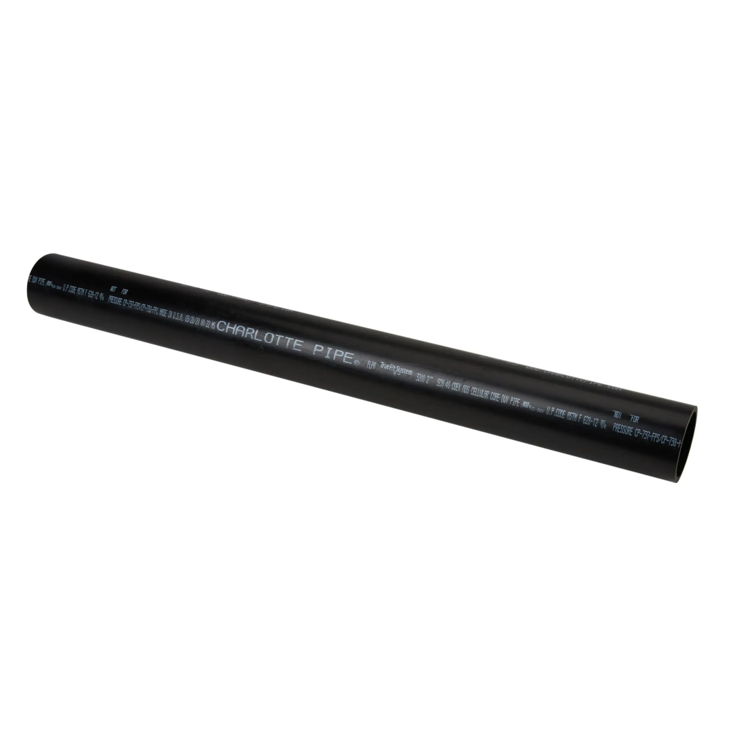 Charlotte Pipe 2 in. x 2 ft. ABS DWV Pipe