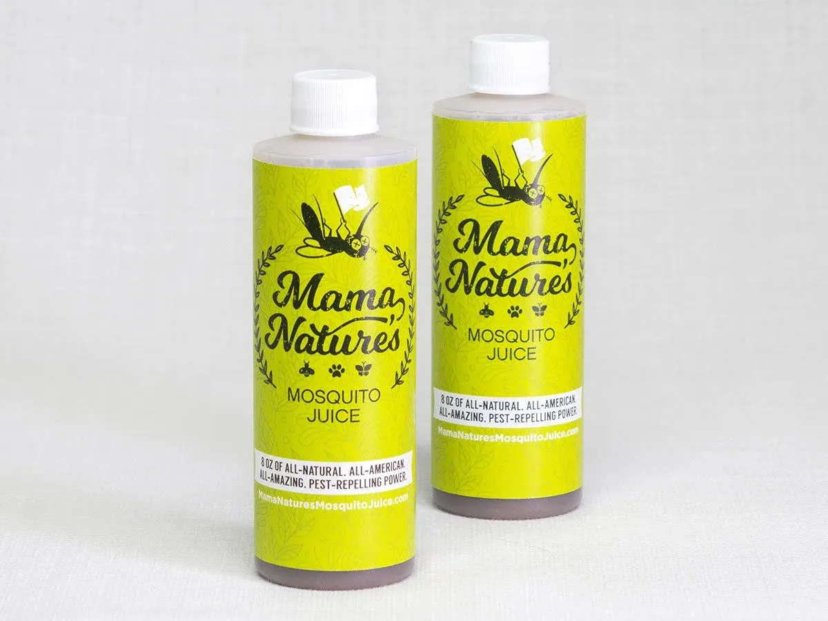 Mama Nature's Mosquito Juice Two 8-Ounce Bottles