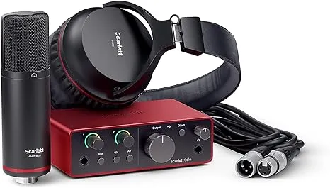 Focusrite Scarlett Solo Studio 4th Gen Recording Package