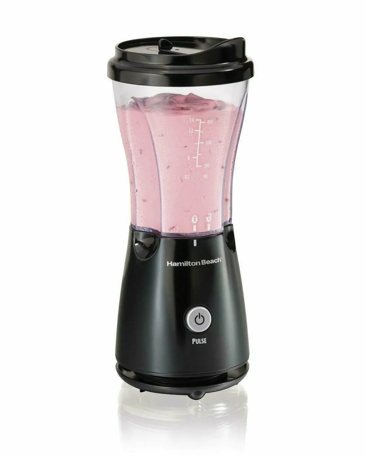 Hamilton Beach Single Serve Blender with Travel Lid Black