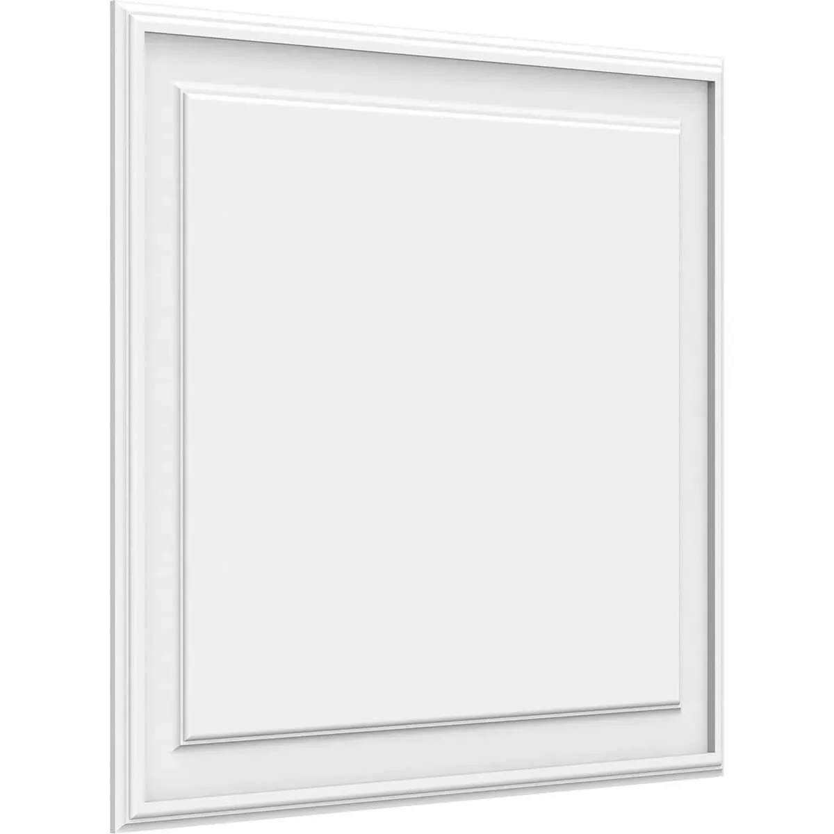 Ekena Millwork 32-in x 28-in Smooth White PVC Wainscot Fretwork Wall Panel Lowes.com