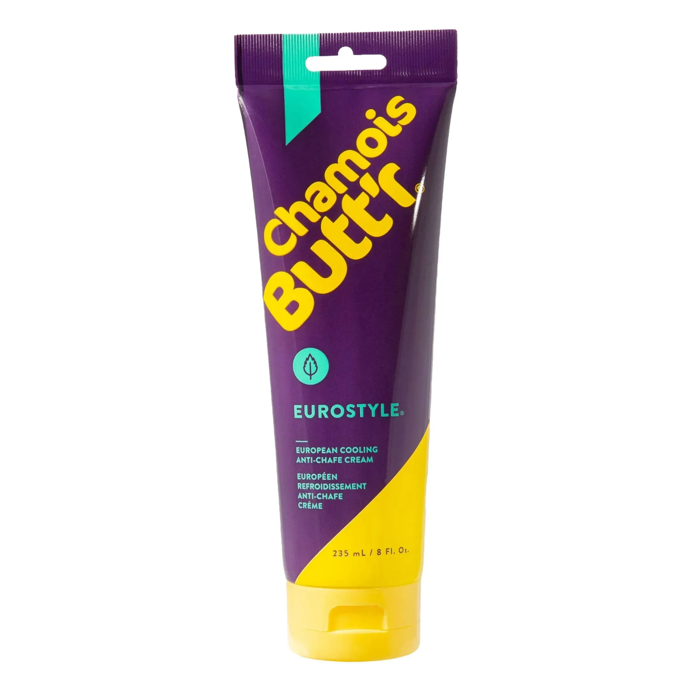 Chamois Butt'r Eurostyle Anti-Chafe Cream for Road, Gravel, Mountain Bike, 8 ounce jar, Cycling PlasticChamois Butt'r Eurostyle Anti-Chafe Cream for Road, Grav…