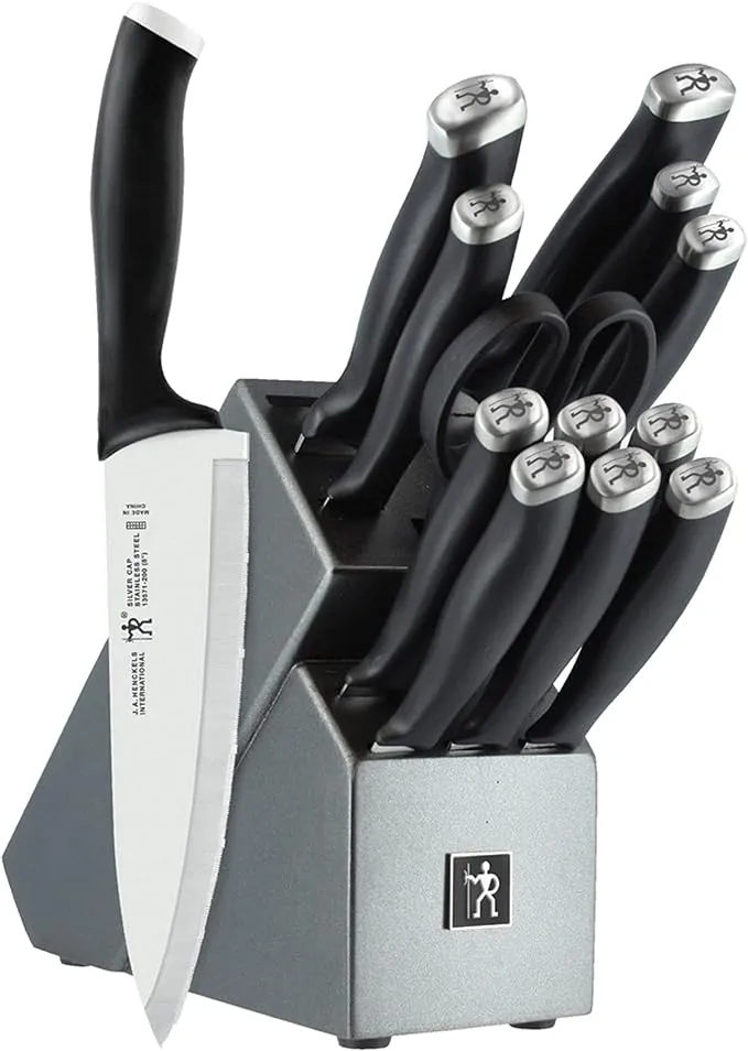 Henckels Silvercap 14-Pc Knife Block Set