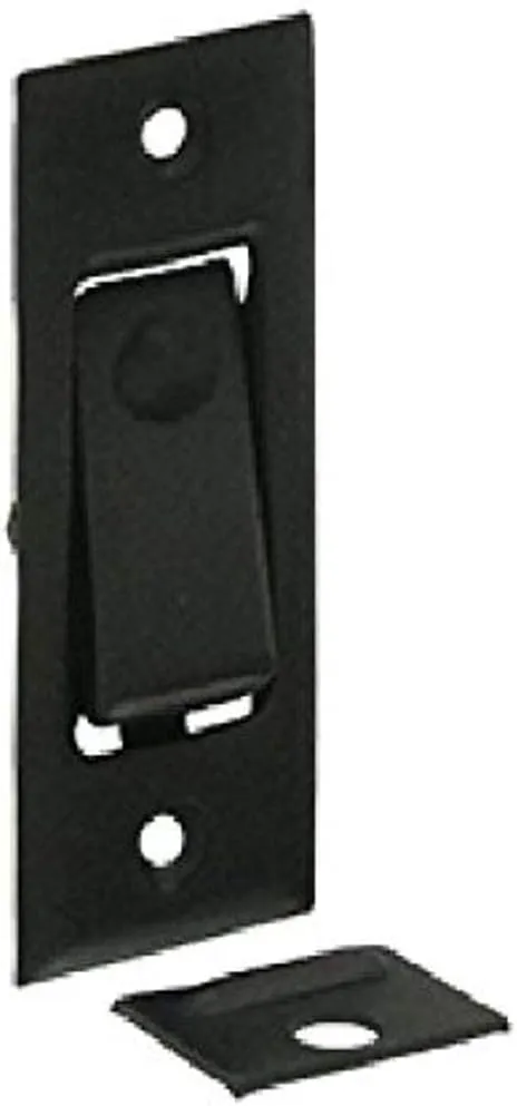 Deltana Pocket Door Jamb Bolt Black PDB42U19