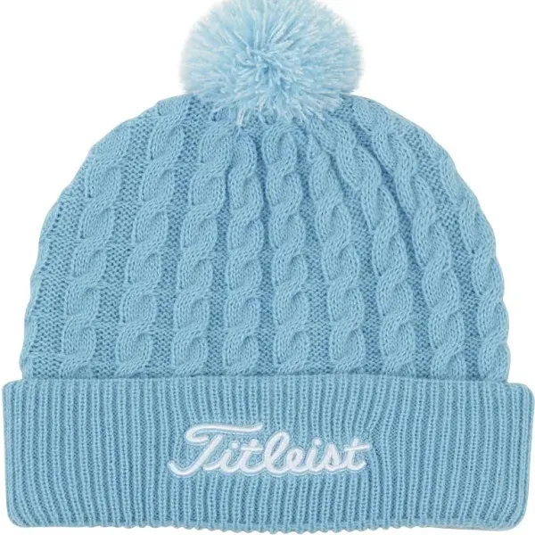 Titleist Cable Knit Pom Pom Hat