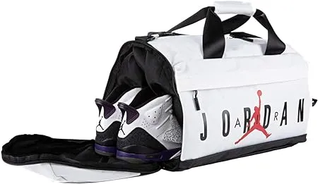 Nike Air Jordan Velocity Duffle Bag (One Size, White)