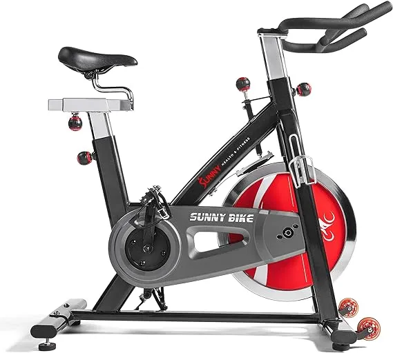 Sunny Health & Fitness SF-B1002 Belt Drive Indoor Cycling Bike