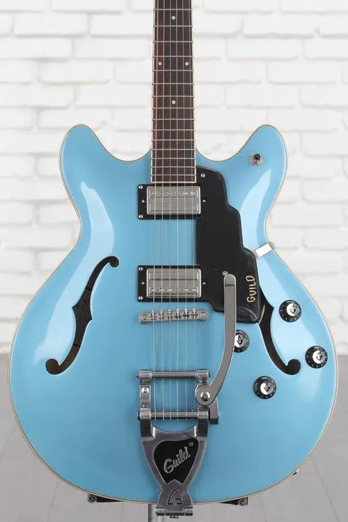 Guild Starfire I DC Semi-Hollow Electric Guitar - Pelham Blue