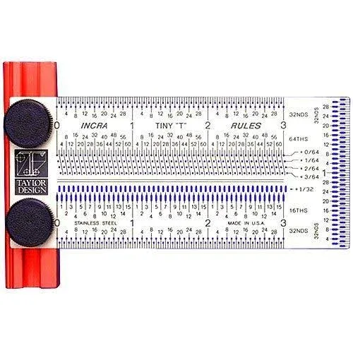 Incra TINYT03 Precision Tiny T-Rule 3-Inch