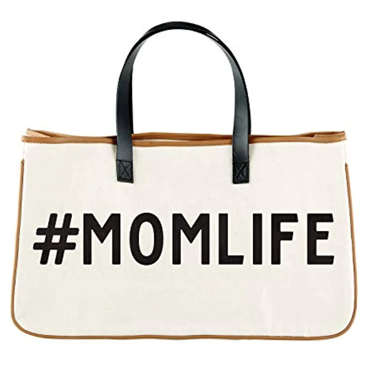 Canvas Tote - #Momlife