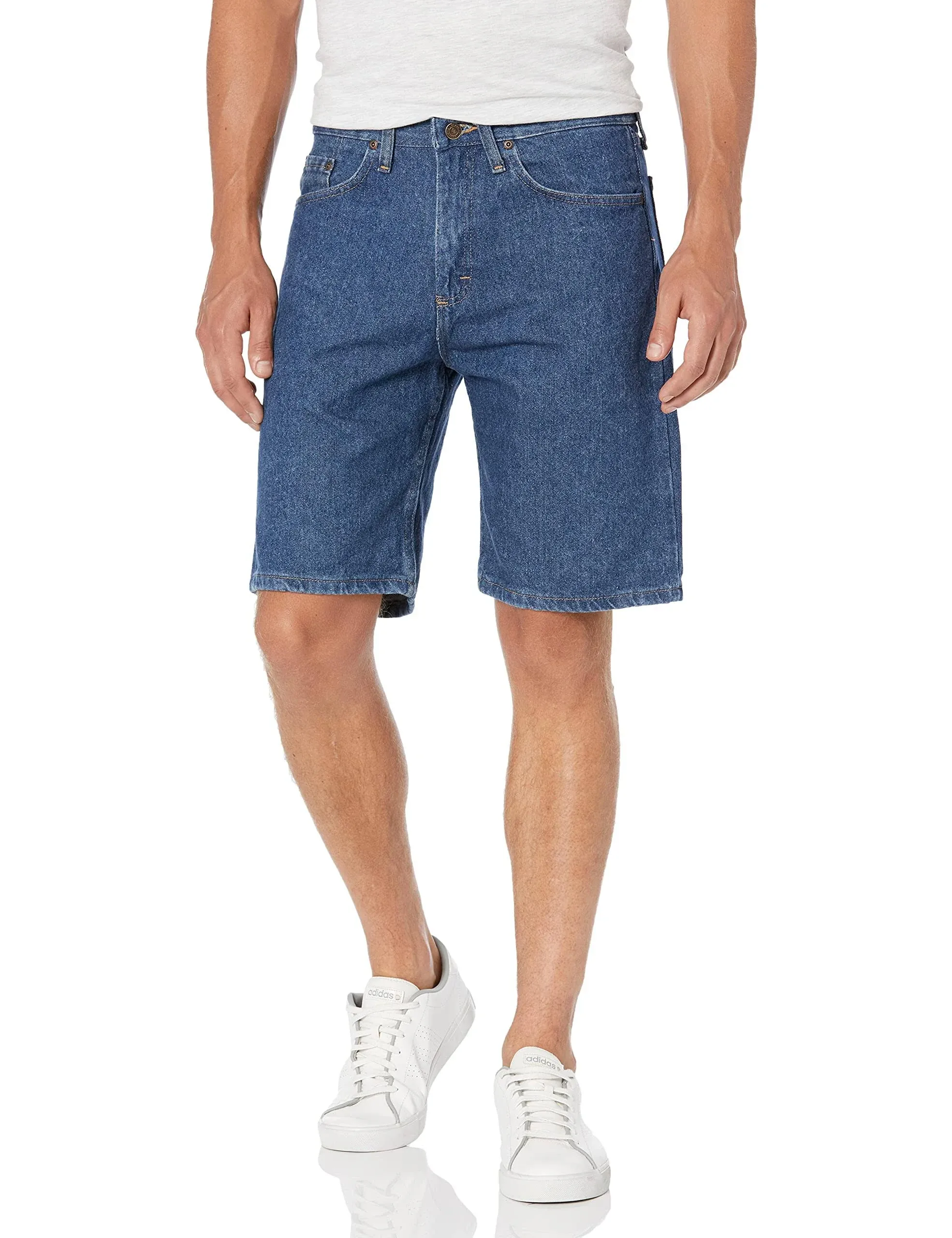 Wrangler Authentics Men's Big & Tall Classic Relaxed Fit Five-Pocket Jean Short ...