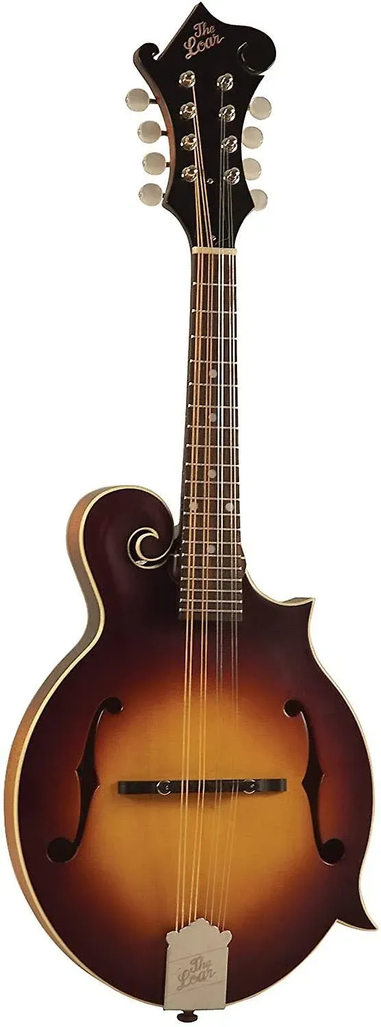 The Loar LM-590-MS Acoustic F-style Mandolin - Satin Tobacco Sunburst