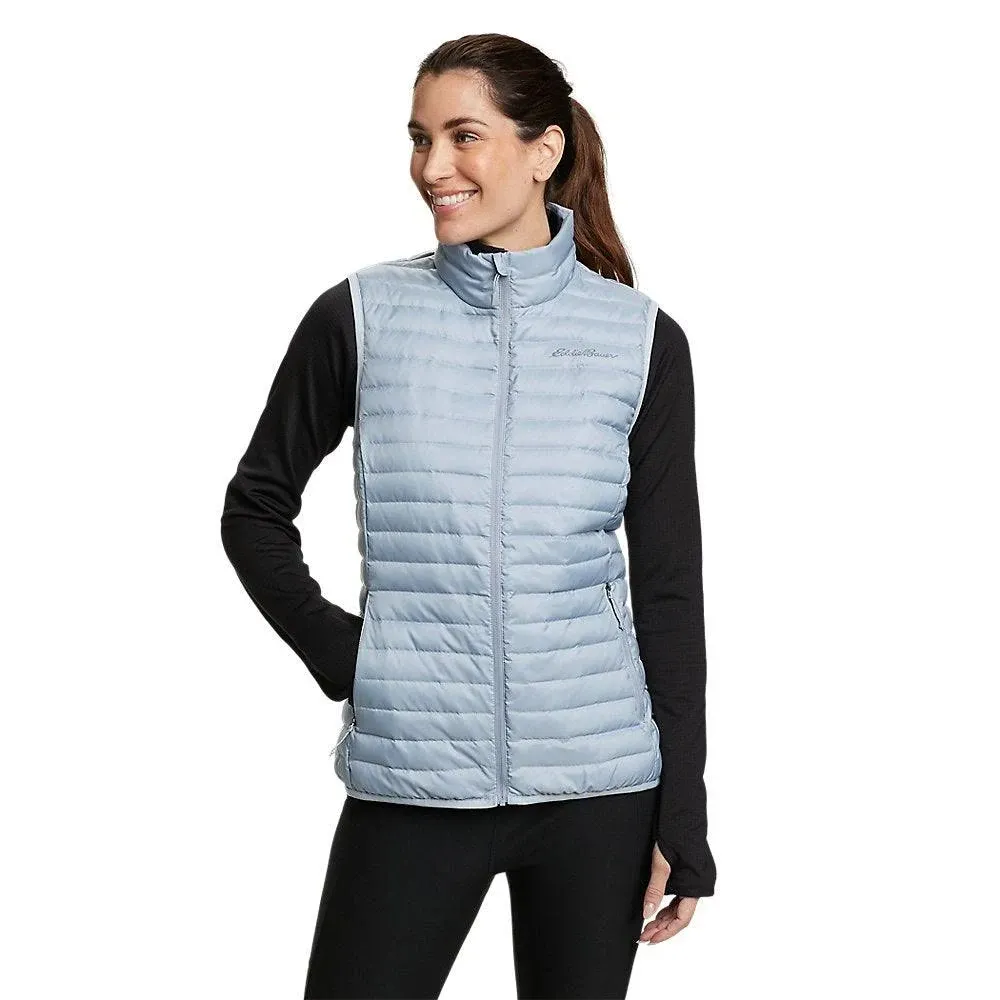 Eddie Bauer Women's Microlight Down Vest - Black - Large