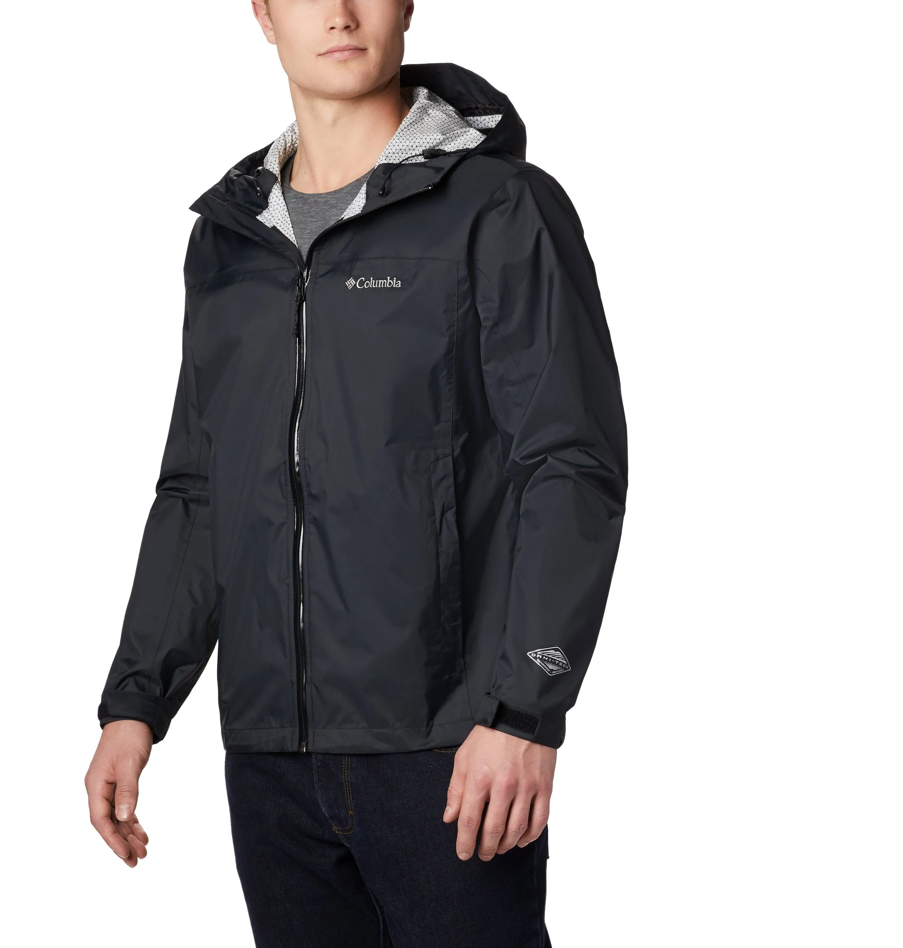 Columbia EvaPOURation Jacket - Men's-Black-Small