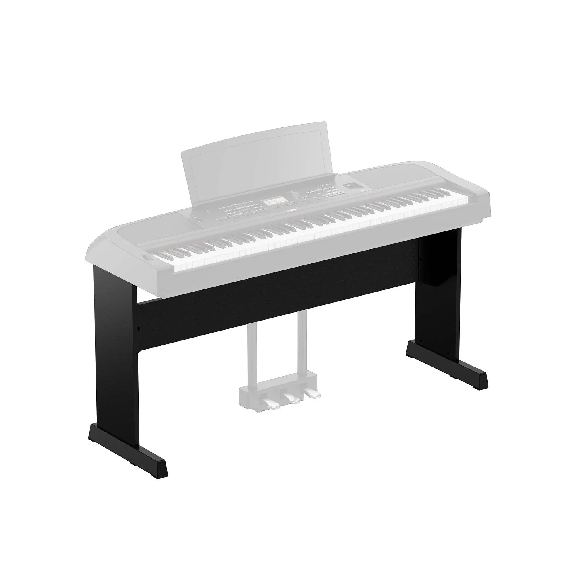 Yamaha L-300B Stand for DGX670 Digital Piano - Black