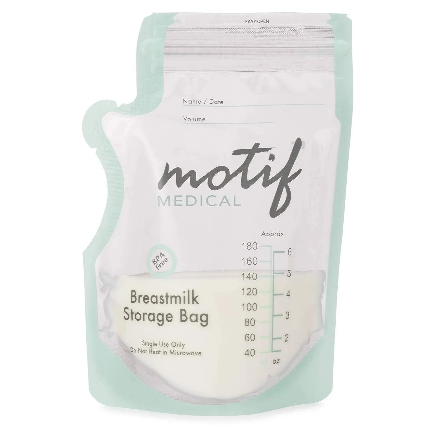 Motif Breast Milk Storage Bags, 40 Count