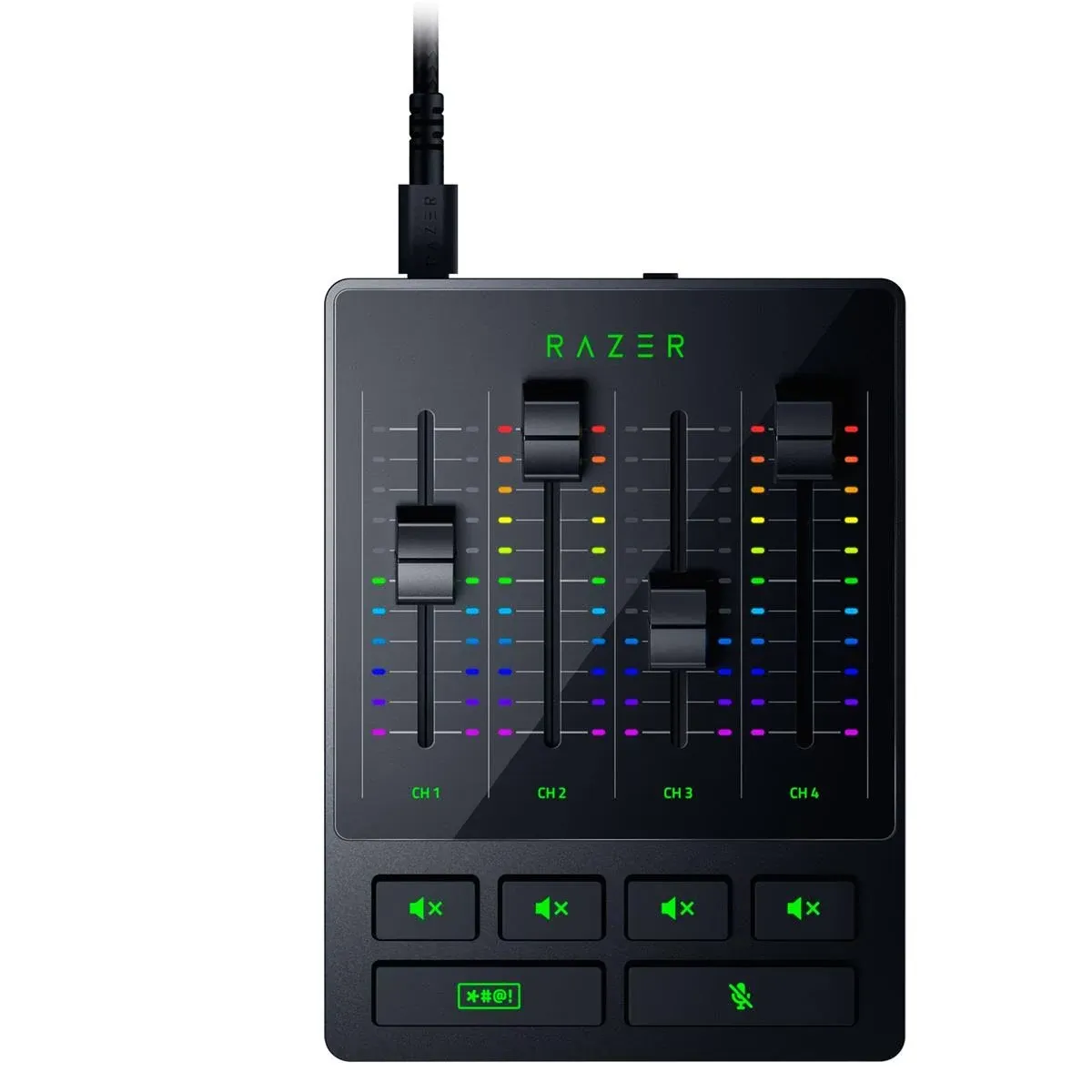 Razer All-in-One 4-Channel Streaming and Broadcasting Mixer - Black