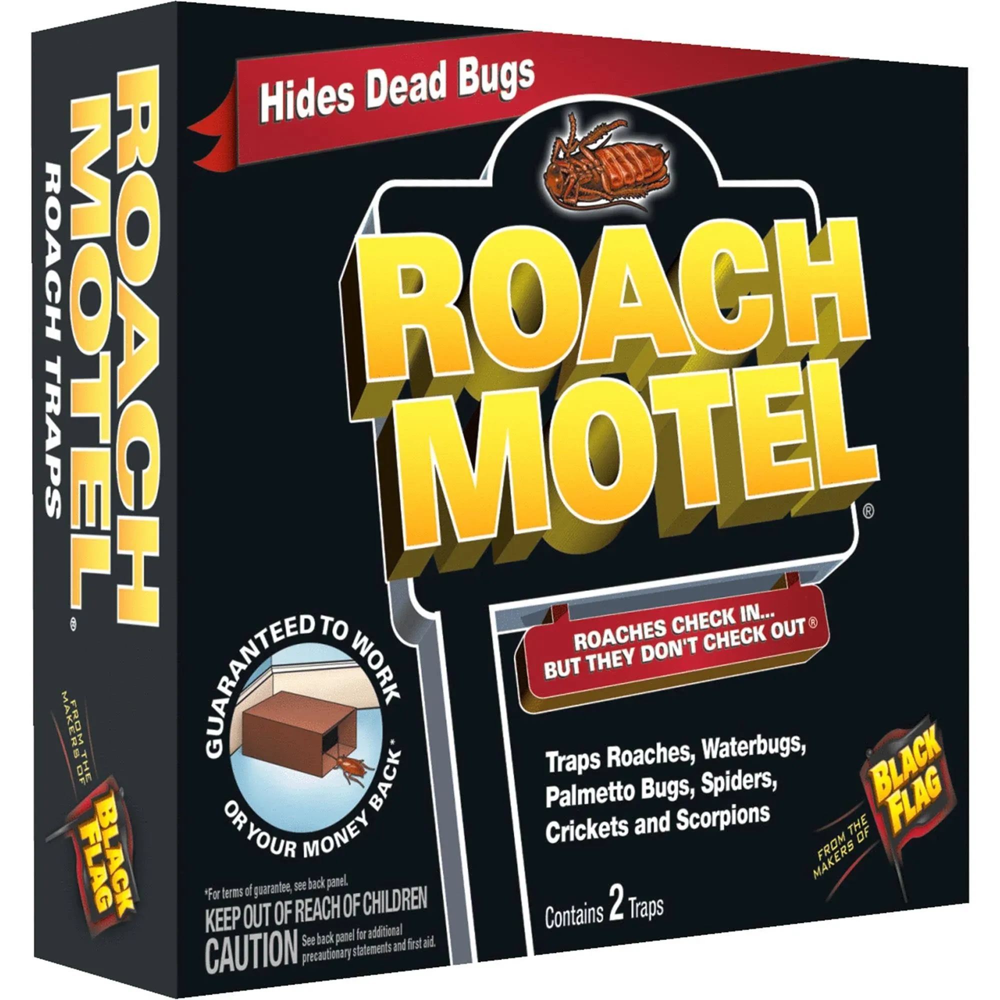 Black Flag Roach Motel Roach Motel Traps - 2 roach traps