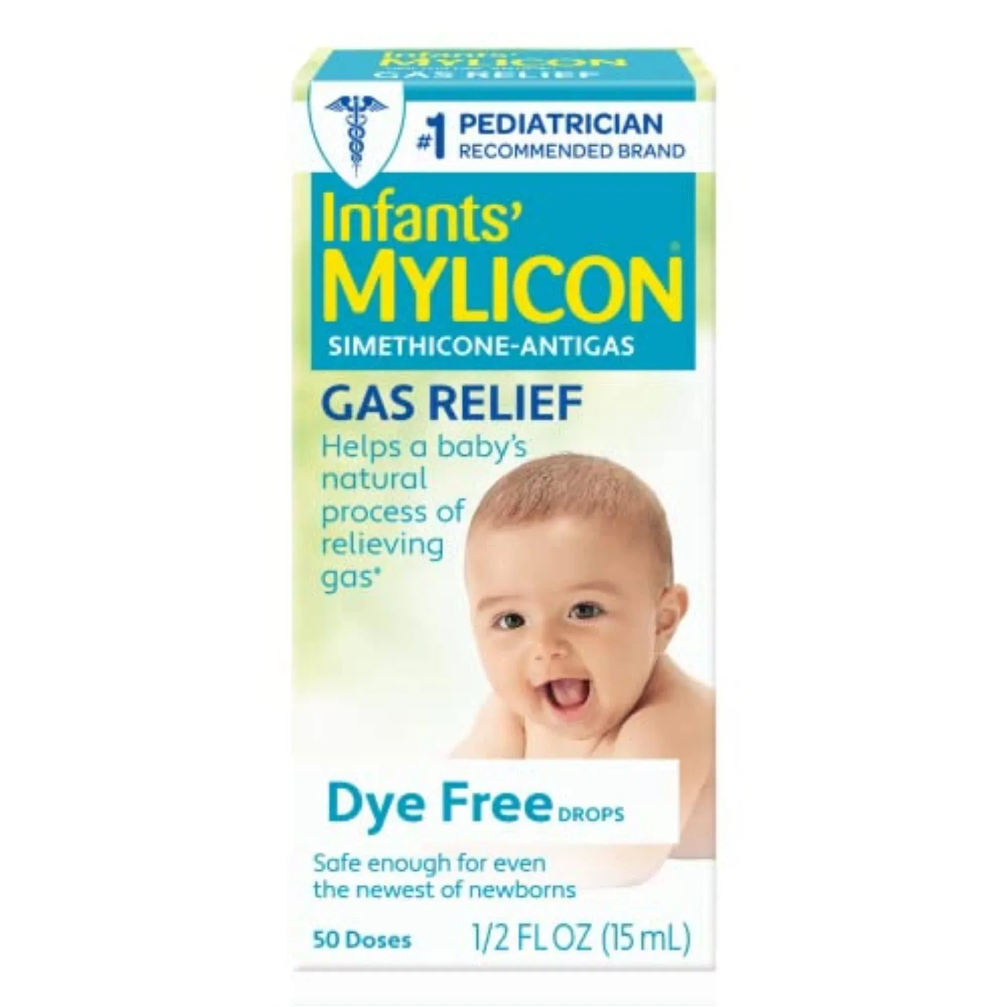 Infants' Mylicon Gas Relief, Dye Free, Drops - 0.5 fl oz