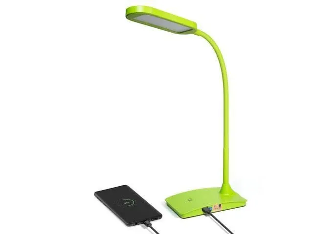 tw Lighting| The Ivy LED Desk Lamp with USB Port Green