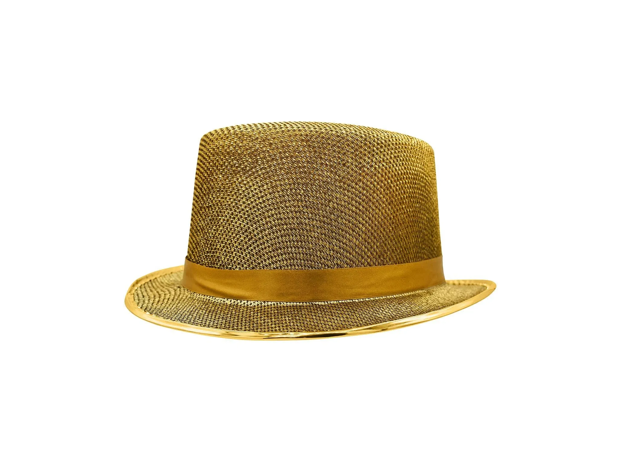 Deluxe Gold Glitter Top Hat