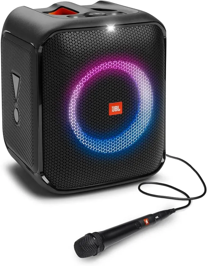 JBL PartyBox Encore Essential Portable Party Speaker Bundle with gSport Case (Black)